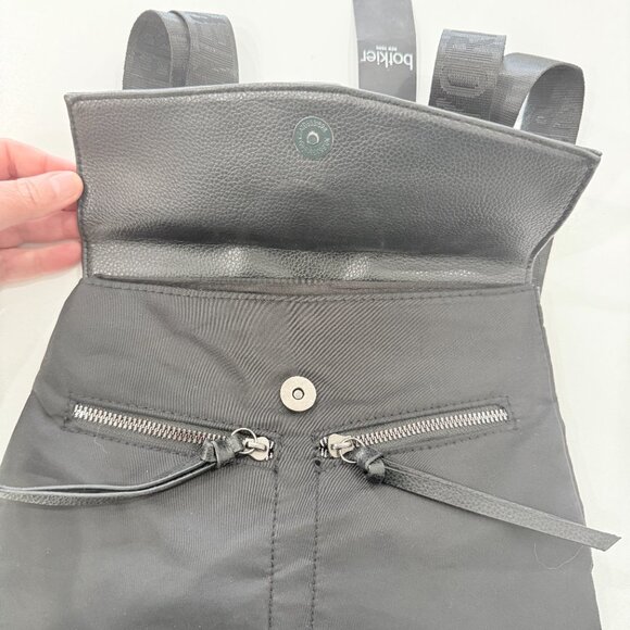 Botkier New York Trigger MINI Black Nlon Backpack NEW NWT - Picture 3 of 7